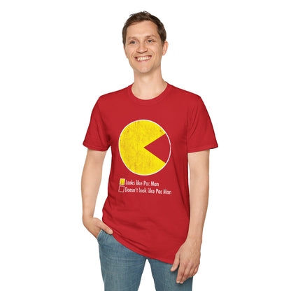 Pac-Man Vintage Tee — "Looks Like Pac-Man / Doesn’t Look Like Pac-Man" Graphic T-Shirt
