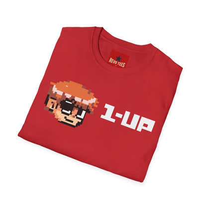 Retro Pixel Gamer T-Shirt — "1-UP" Video Game Tee