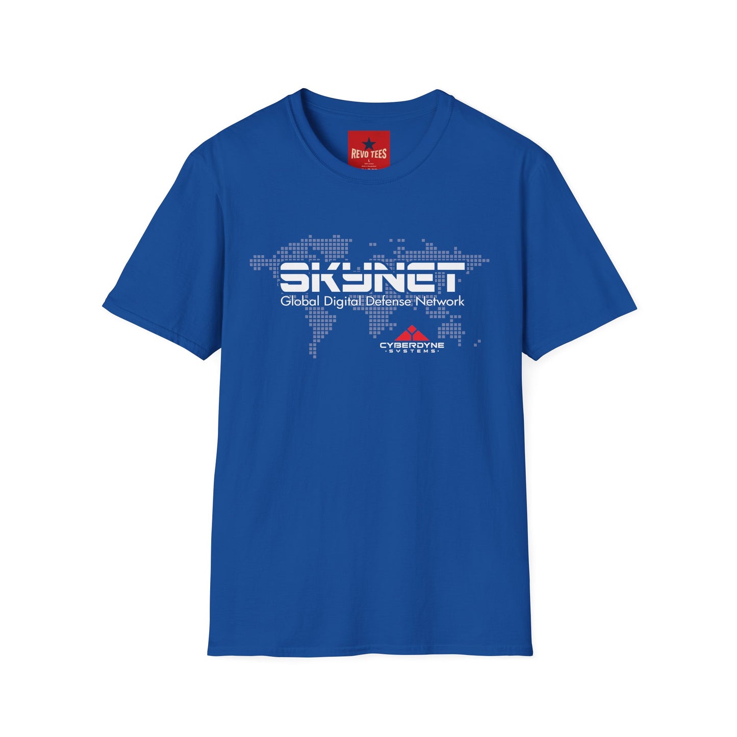 Terminator Skynet Global Digital Defense Network T-Shirt — Cybersecurity Futuristic Tech Tee