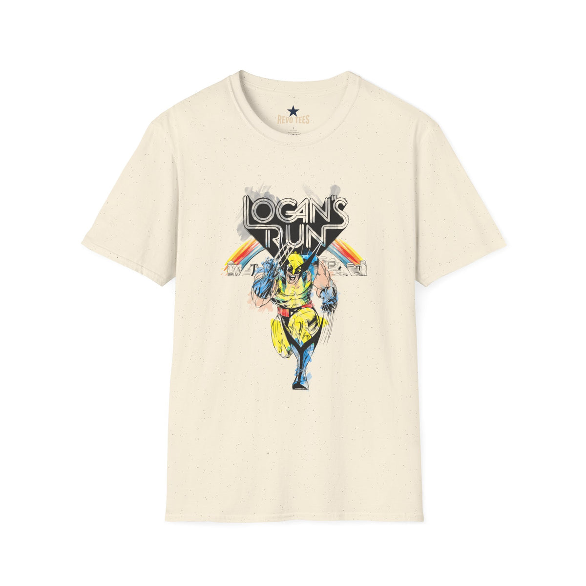 Revotees Wolverine Logan on the Run Unisex Softstyle T-Shirt - alternate view 10