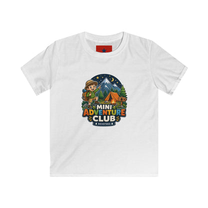 Kids Adventure Club T-Shirt — Mini Explorer Camping Tee