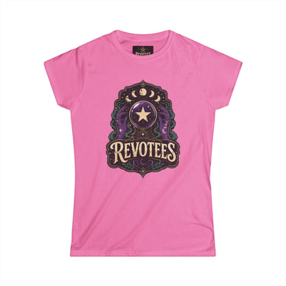 Revotees Mystic Star Women's Tee — Celestial Astrology Graphic Shirt