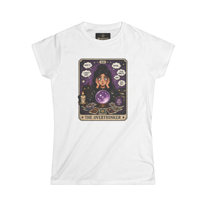 The Overthinker Tarot T‑Shirt — Women's Psychic Crystal Ball Tee