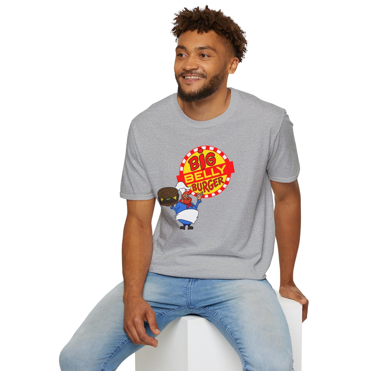 Big Belly Burger T-Shirt — Retro Fast Food Graphic Tee
