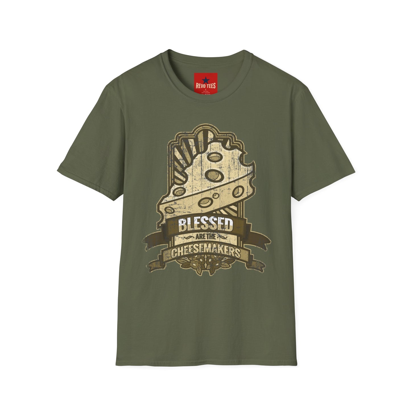 Blessed Cheesemakers T-Shirt – Retro Cheese Lover Tee