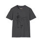 Revotees The Clash Joe Strummer Sound Check by Ray Lowry Unisex Softstyle T-Shirt - alternate view 5