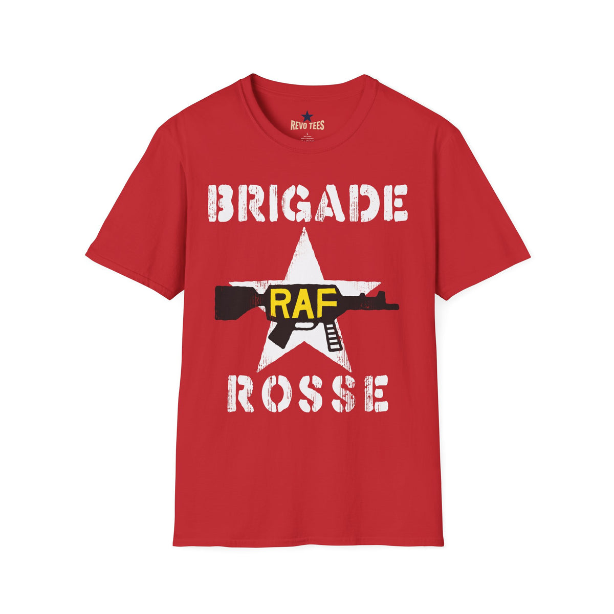 Revotees Brigade Rosse As Worn by Joe Strummer Unisex Softstyle T-Shirt