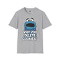 Revotees Cookie Monster Why You Delete Cookies Funny Retro Kids TV Graphic T-Shirt - alternate view 3