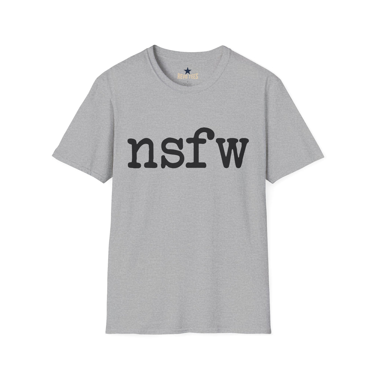 Revotees Nsfw Graphic Bold Minimalist Statement Shirt T-Shirt - alternate view 2
