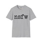 Revotees Nsfw Graphic Bold Minimalist Statement Shirt T-Shirt - alternate view 2