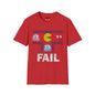 Retro Pac-Man 'FAIL' T-Shirt — 8-Bit Arcade Gamer Tee