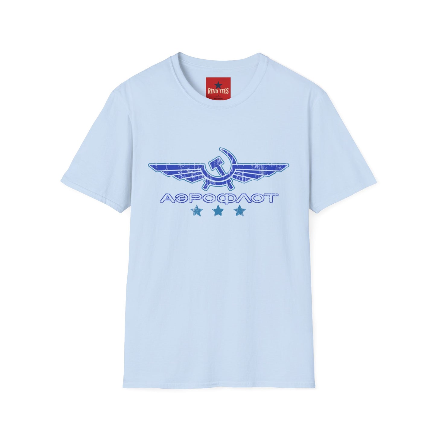 Vintage Aeroflot Logo T-Shirt — Retro Soviet Aviation Graphic Tee