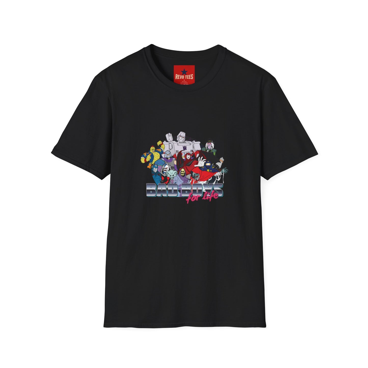 Villain Squad Graphic T-Shirt — Retro Comic Supervillains Design