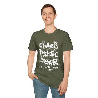 Chaos Panic Fear - Unisex Softstyle T-Shirt