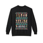 Holiday Character  — Cute Chibi Characters Ugly Crewneck Sweater Design