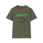 Don't Call Me Junior T-Shirt — Retro Graphic Tee with Green Script
