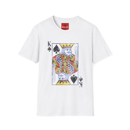 King of Spades T‑Shirt — Vintage Playing Card Graphic Tee