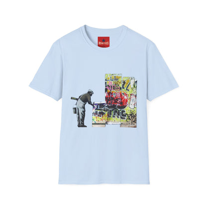 Banksy Graffiti Cleaner T-Shirt — Urban Street Art Tee