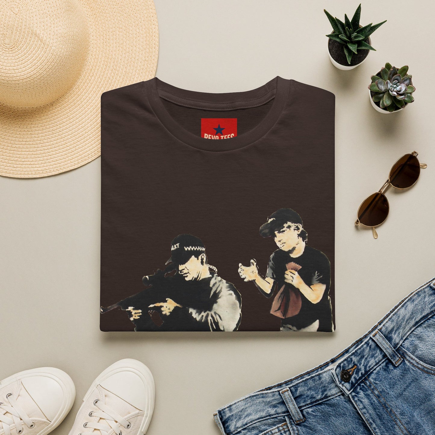 Banksy Sniper Graphic T-Shirt
