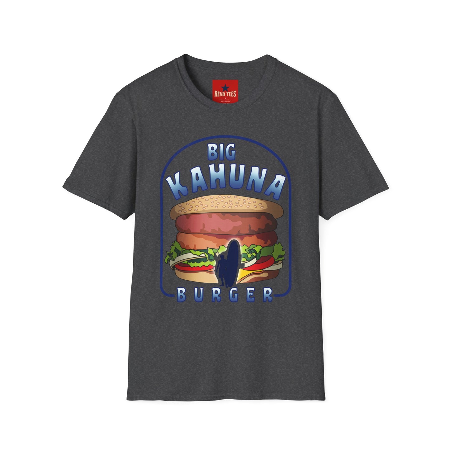 Big Kahuna Burger T-Shirt — Retro Surf-Inspired Burger Graphic Tee