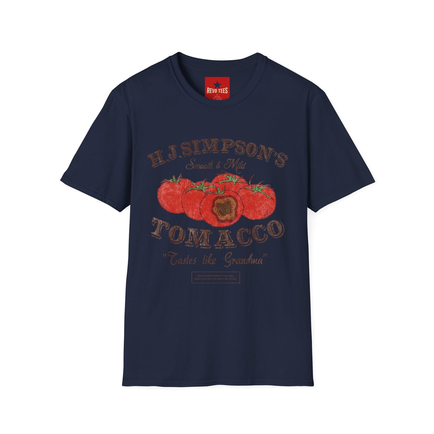 Tomacco Vintage Farm T‑Shirt — H.J. Simpson’s ‘Smash & Mild’ Graphic Tee