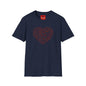 Ornate Floral Heart T-Shirt — Vintage Filigree Valentine Tee