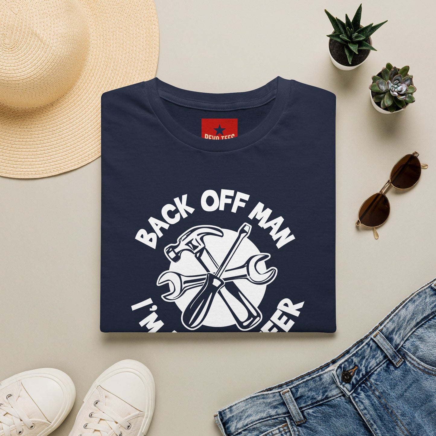 Engineer T-Shirt — "Back Off Man I'm An Engineer" Mechanical Tools Tee