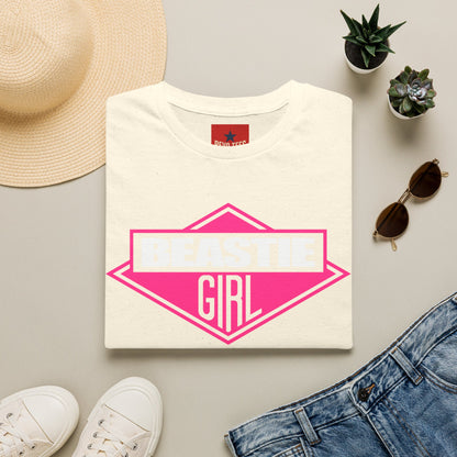 Beastie Girl T-Shirt — Retro Pink Diamond Graphic Tee