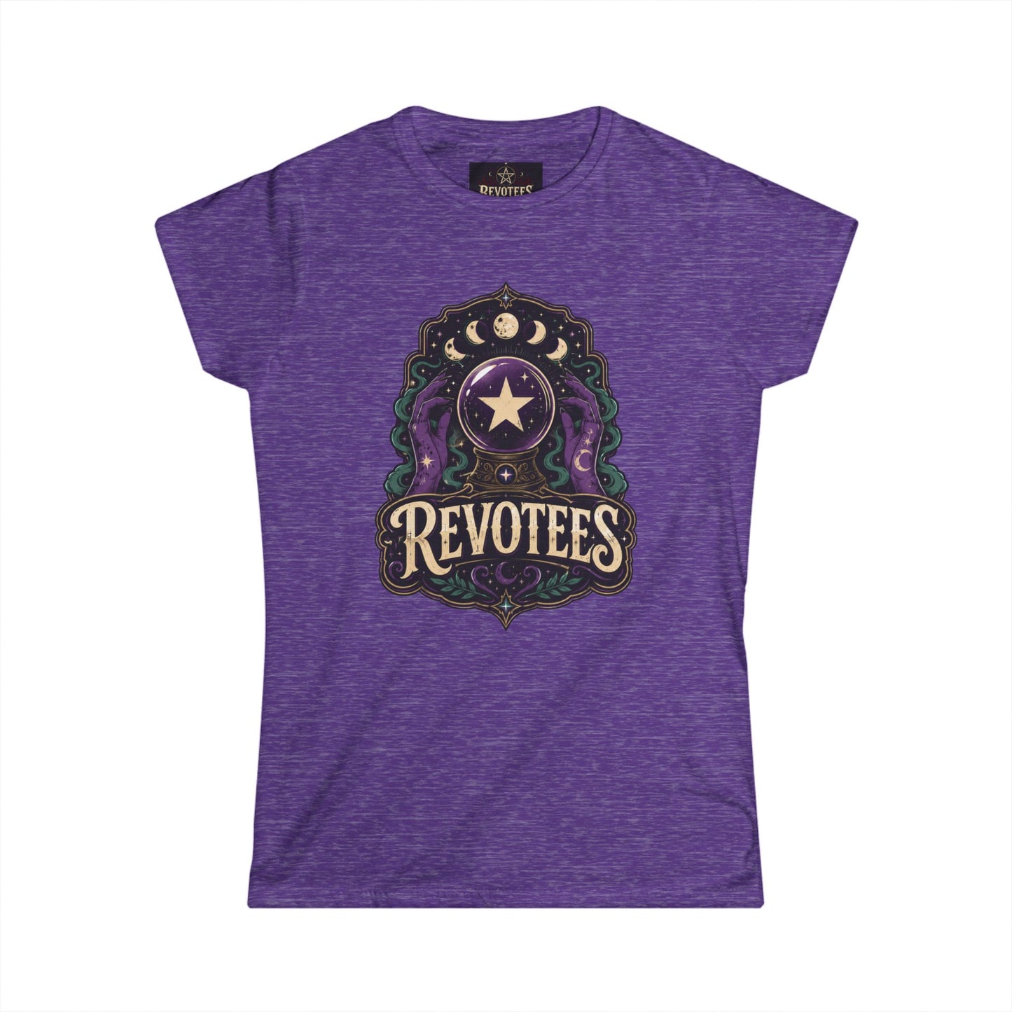 Revotees Mystic Star Women's Tee — Celestial Astrology Graphic Shirt