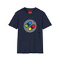 Retro Game Controller T‑Shirt — Colorful SNES Style Logo Tee