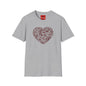 Ornate Floral Heart T-Shirt — Vintage Filigree Valentine Tee