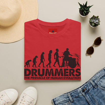 Evolution of Drummers - Unisex Softstyle T-Shirt