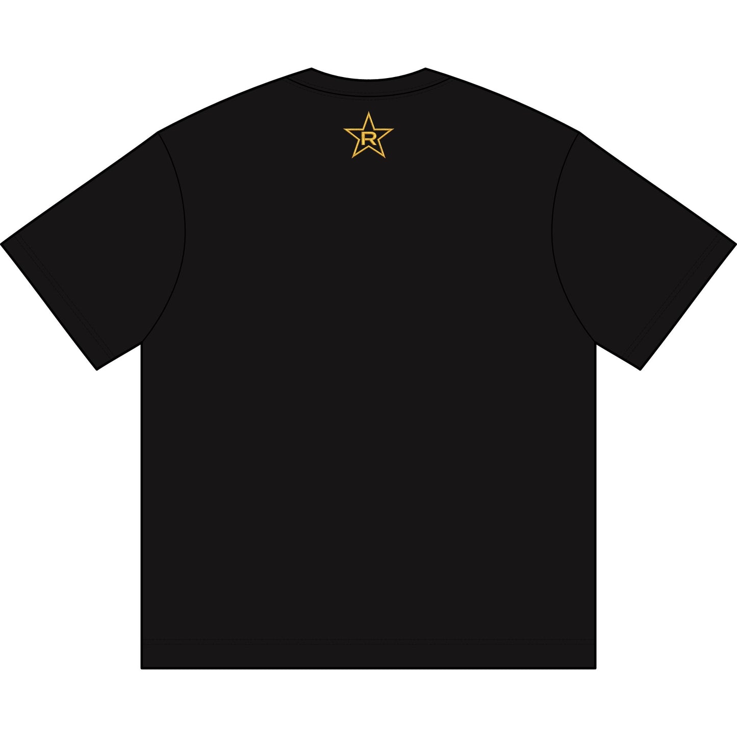 REVOTEES Box Tee - "Tru Playr 4 Real" Gold Script Graphic