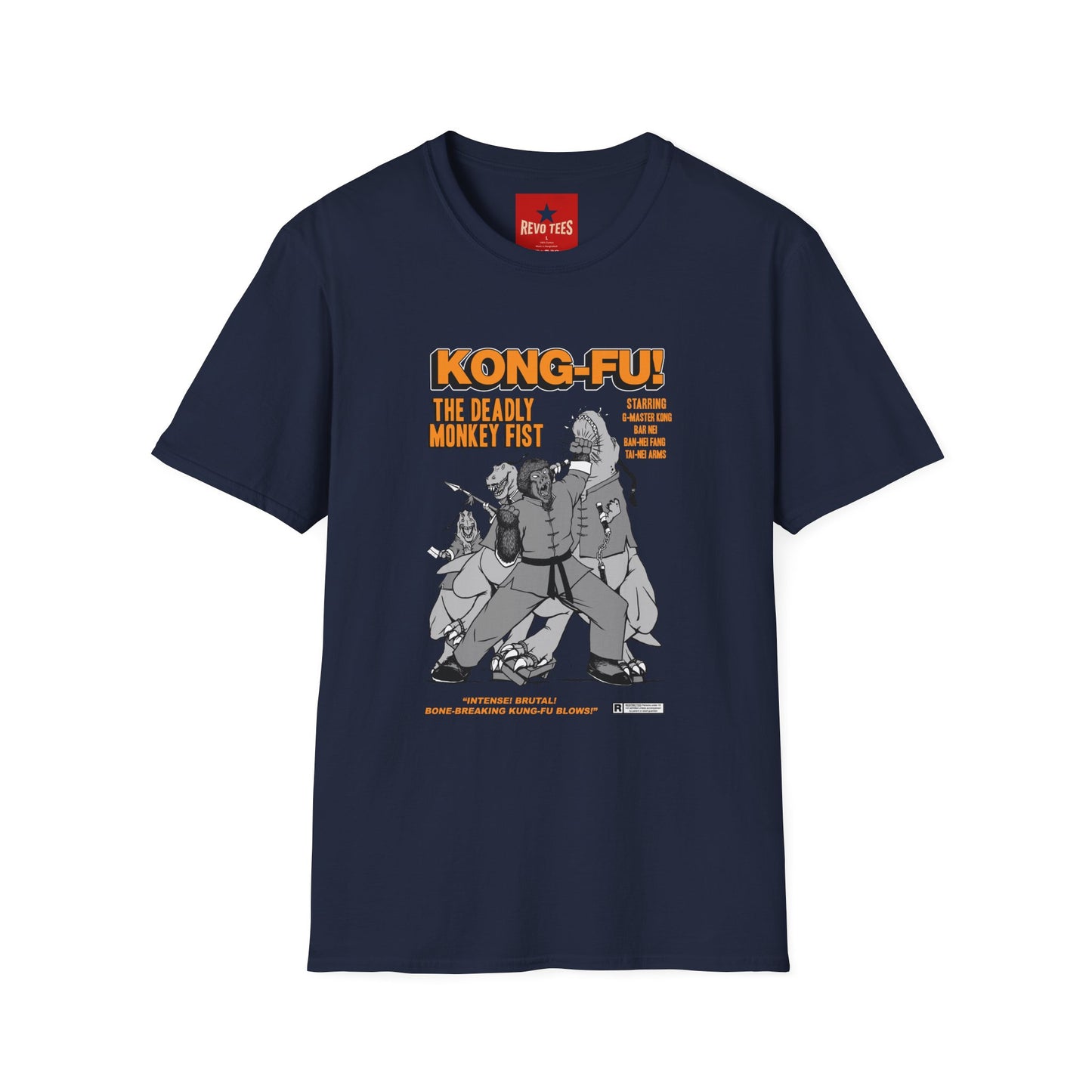 Kong-Fu! The Deadly Monkey Fist T-Shirt — Retro Martial Arts Movie Poster Tee
