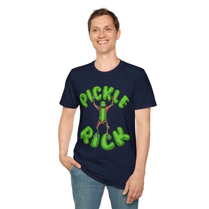 Pickle Rick T-Shirt — Funny Cartoon Pickle Character Tee for Fans & Gifts