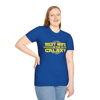 Best Wife in the Galaxy T-Shirt — Funny Sci‑Fi Gift for Wives