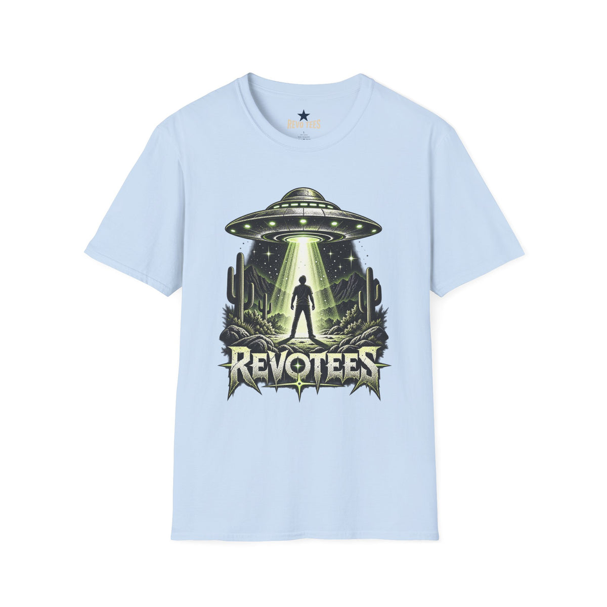 REVOTEES Alien Abduction – Sci‑Fi UFO Graphic Tee