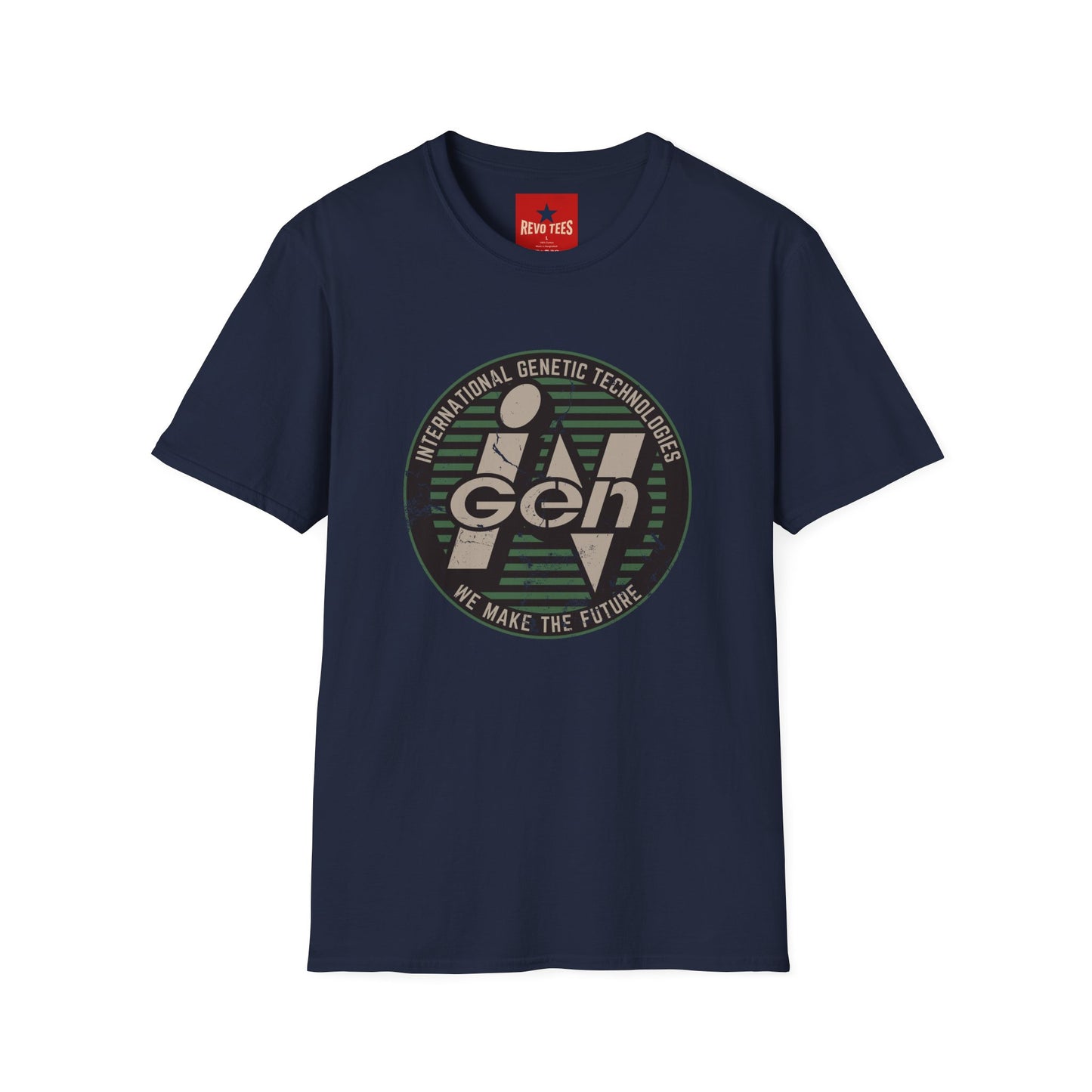 Gen Logo T-Shirt — Vintage 'International Genetic Technologies' Graphic Tee