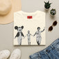Banksy Graphic T-Shirt — Retro Satirical Parade Design