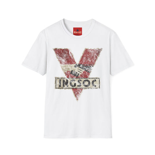 Revotees Dystopian Ingsoc Vintage Graphic T-Shirt