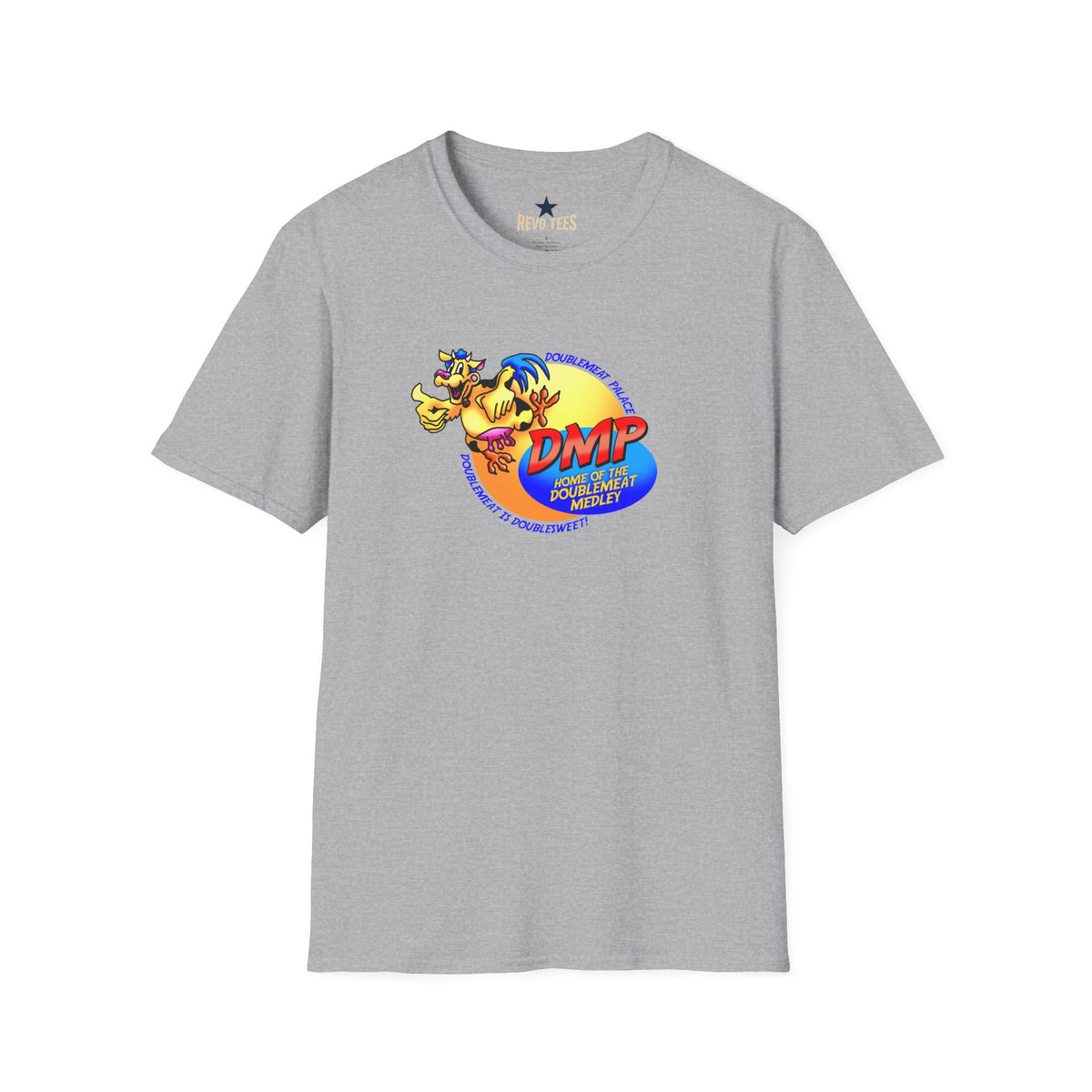 Revotees Dmp Doublemeat Medley Retro Mascot Graphic T-Shirt