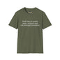 Revotees Point Stare Whisper Unisex Softstyle T-Shirt - alternate view 4