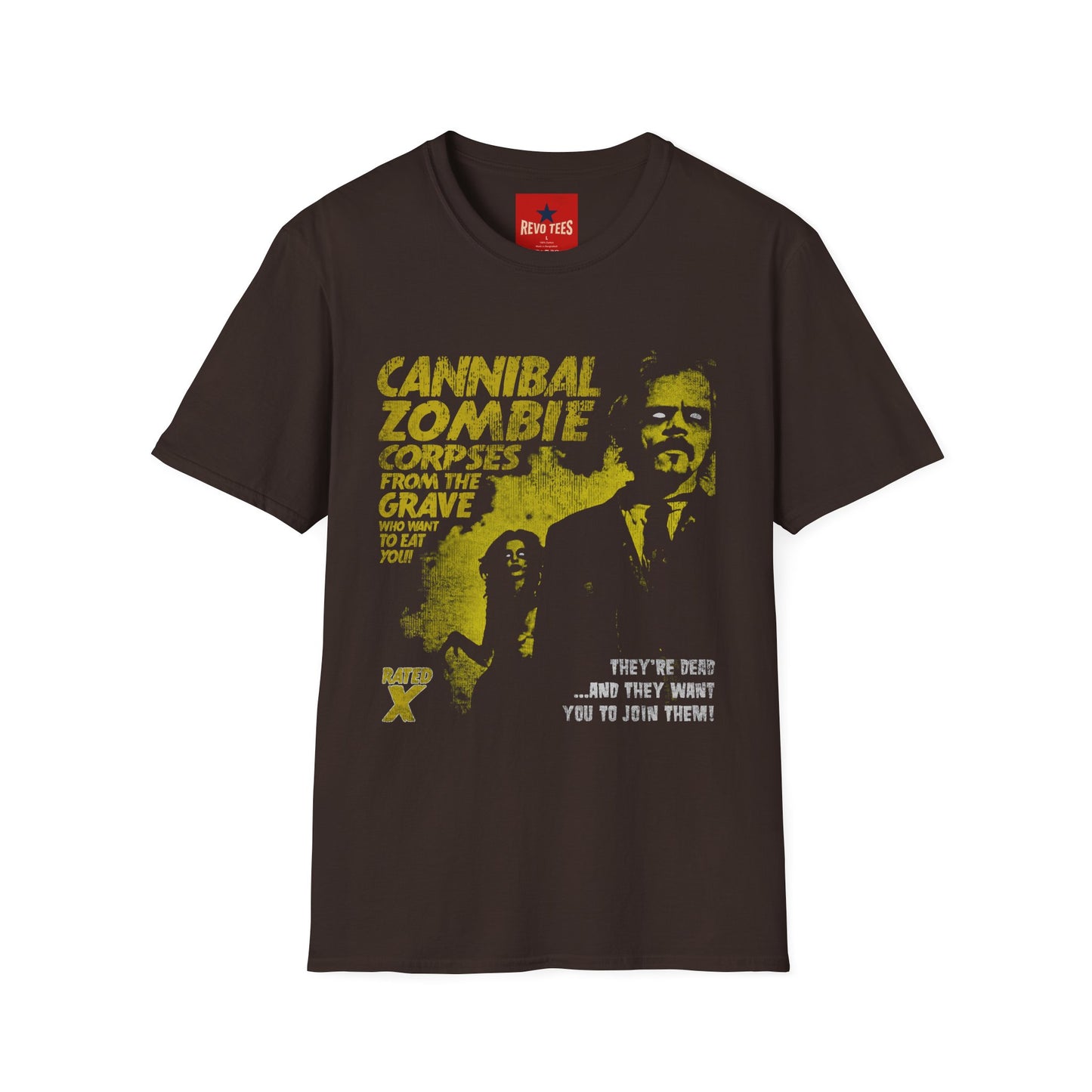 Cannibal Zombie Movie Quote T-Shirt — Retro Horror Tee
