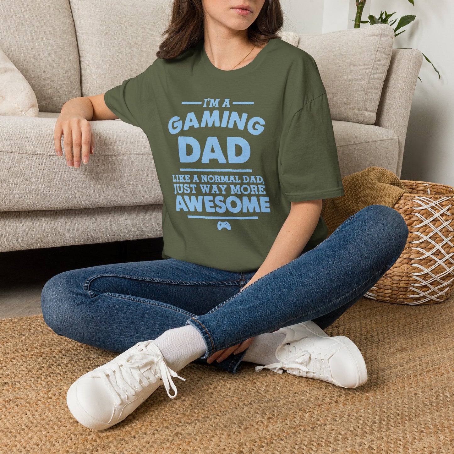 Gaming Dad T-Shirt — “I’m a Gaming Dad” Funny Father’s Day Tee