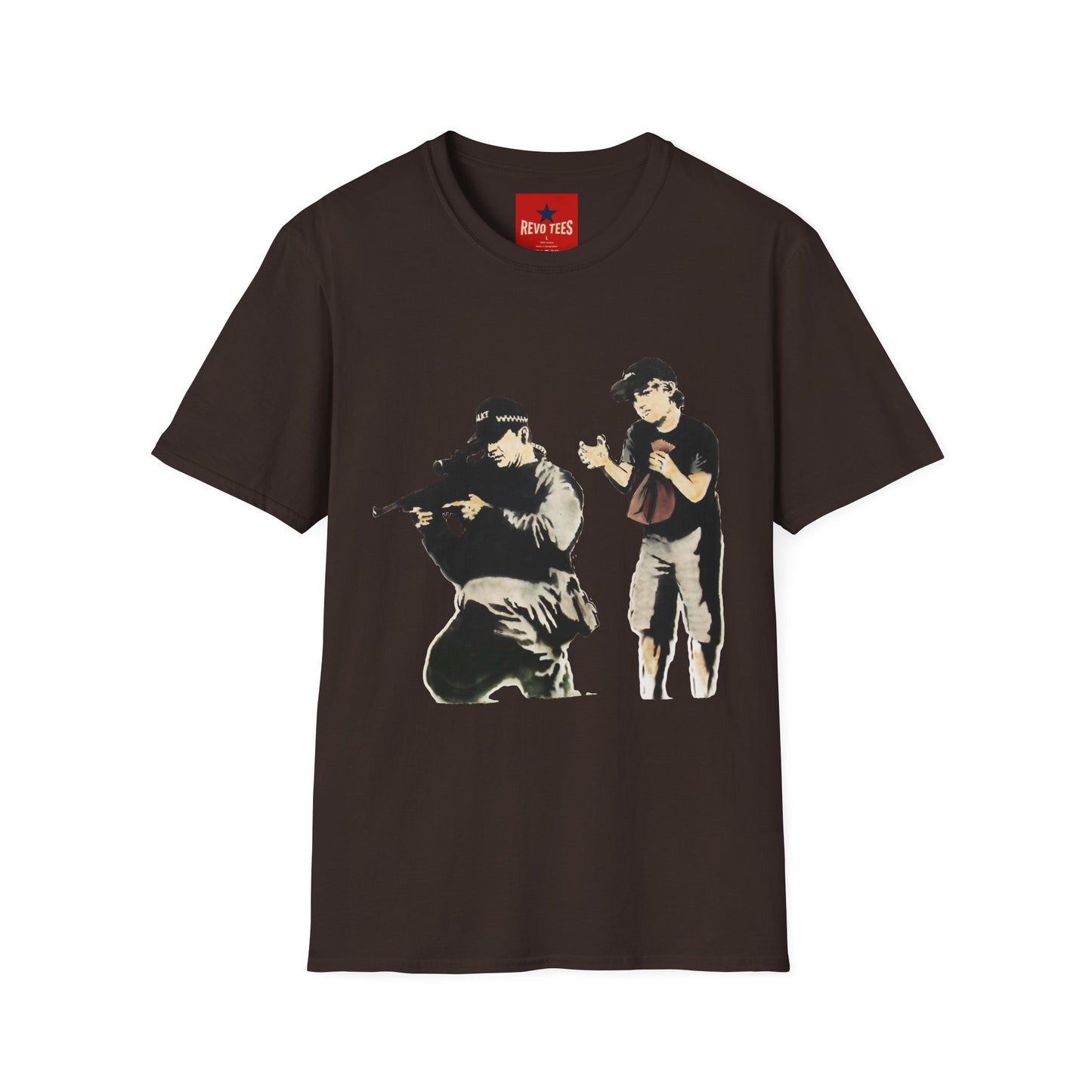 Banksy Sniper Graphic T-Shirt