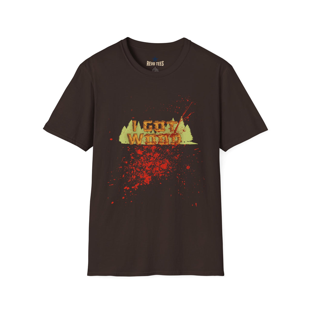 Revotees I Got Wood Funny Lumberjack Camping Outdoors Carpenter Gift T-Shirt - alternate view 3