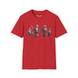 Revotees Banksy Vintage Running Figures Graphic T-Shirt - alternate view 5