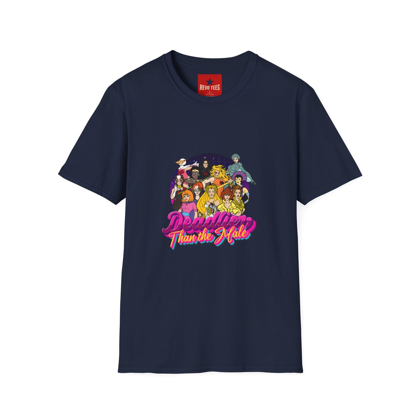 Retro Cartoon Character Group T-Shirt — 'Together We Rule' Vintage Crew Tee