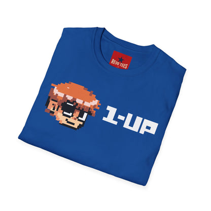 Retro Pixel Gamer T-Shirt — "1-UP" Video Game Tee