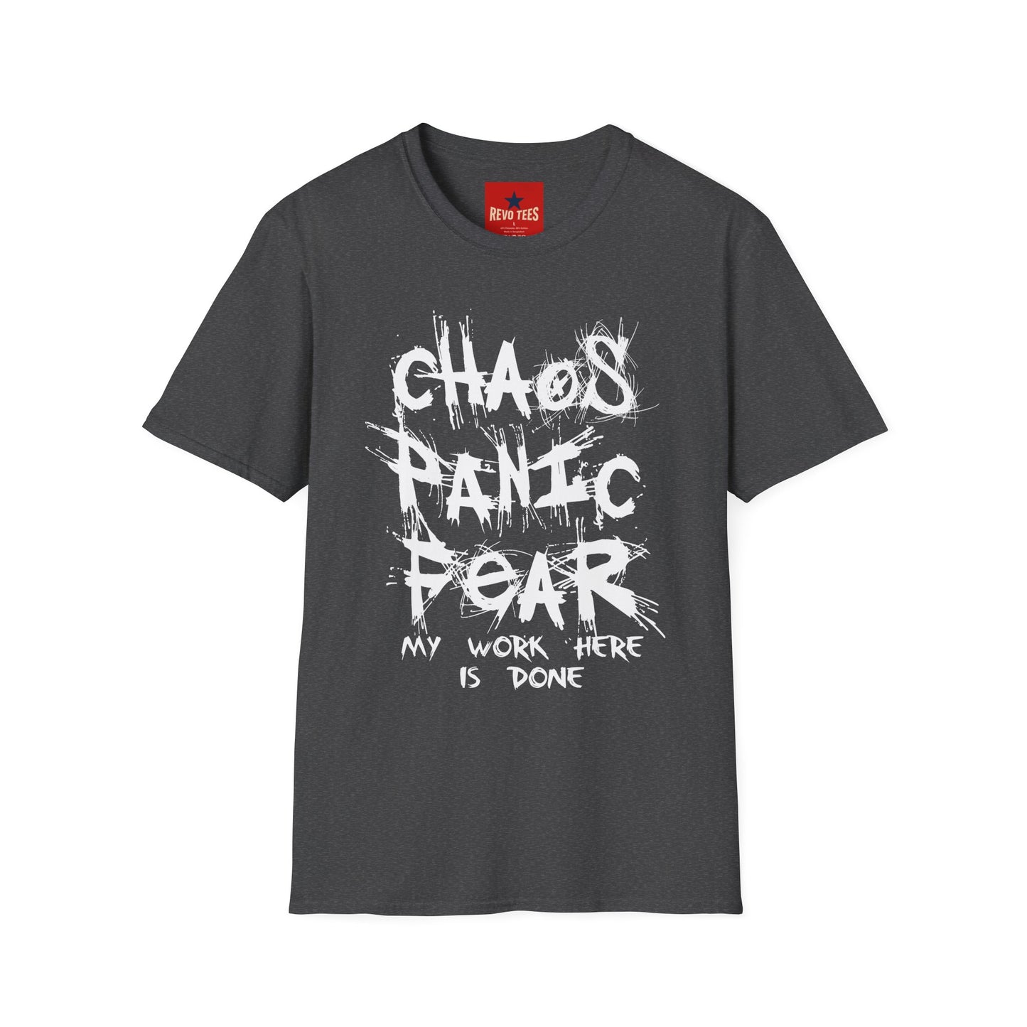Chaos Panic Fear - Unisex Softstyle T-Shirt